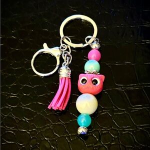 Handmade Owl Keychain